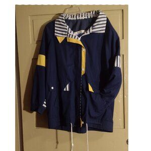 Braefair Sport Nautical Windbreaker Jacket Zipped *FREE SHIPPING*